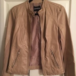Faux leather jacket